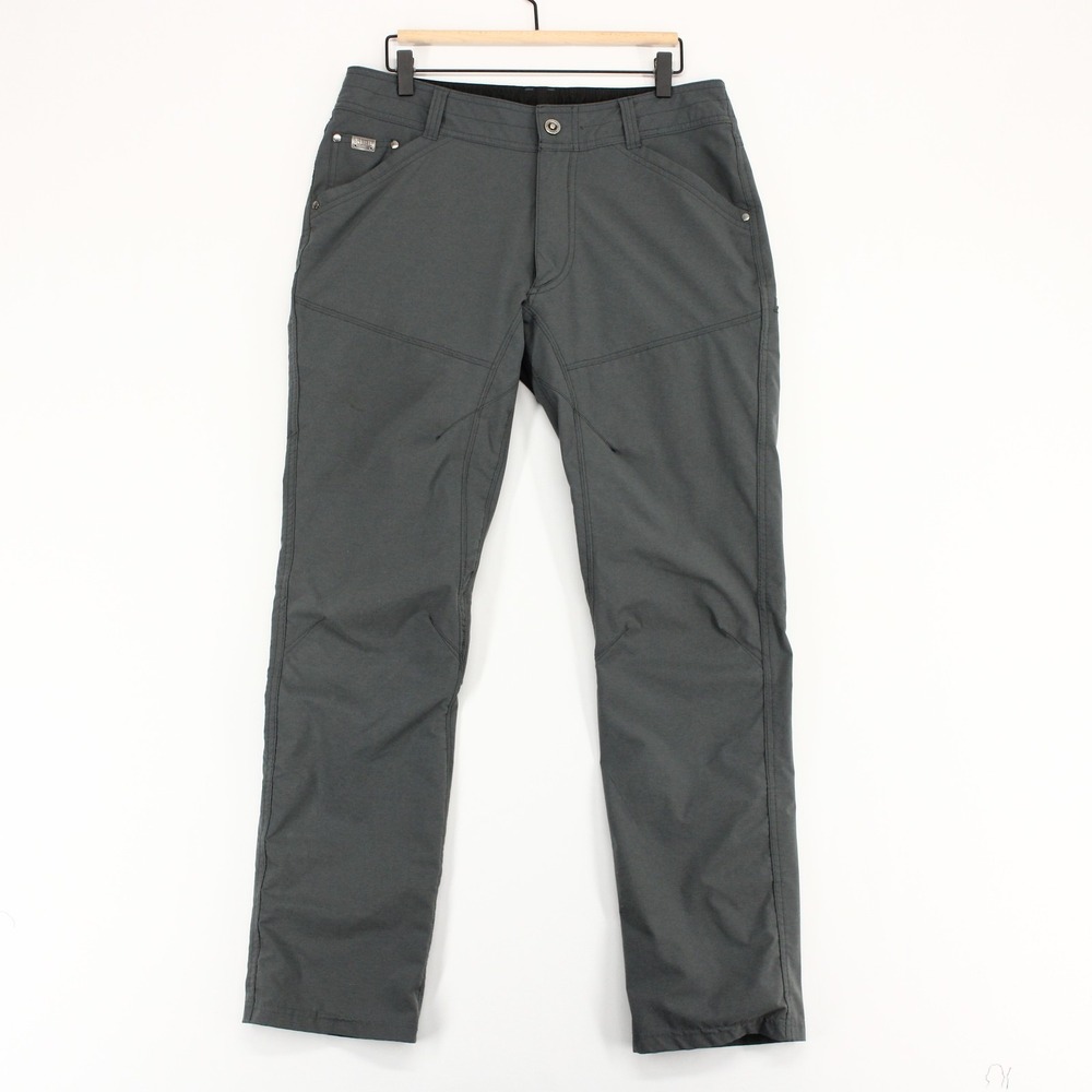 KUHL Silencr Pants Mens 34x32 Gray Ripstop 4 Way Stretch Hiking Outdoor